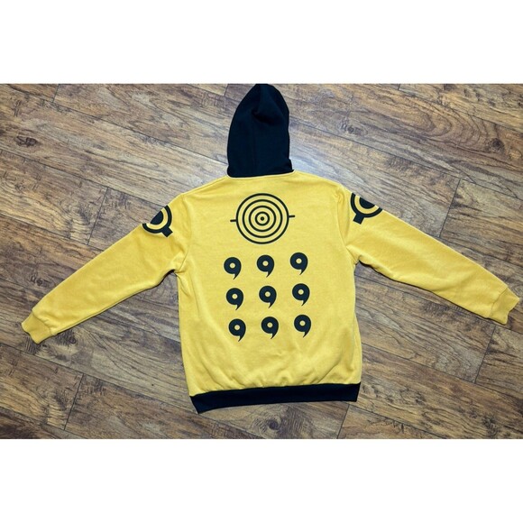 Naruto Shippuden 2007 hoodie Yellow Ripple Junction Large Cosplay EUC - Picture 8 of 10